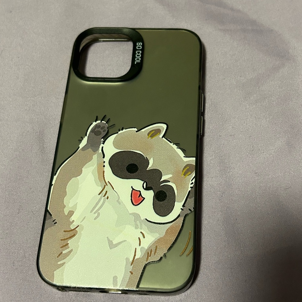 Cute Raccoon Phone Case iPhone 14